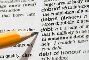 Definition af en gæld kontrakt
