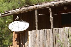 Hjemmelavet parabol-antenne til en mobiltelefon